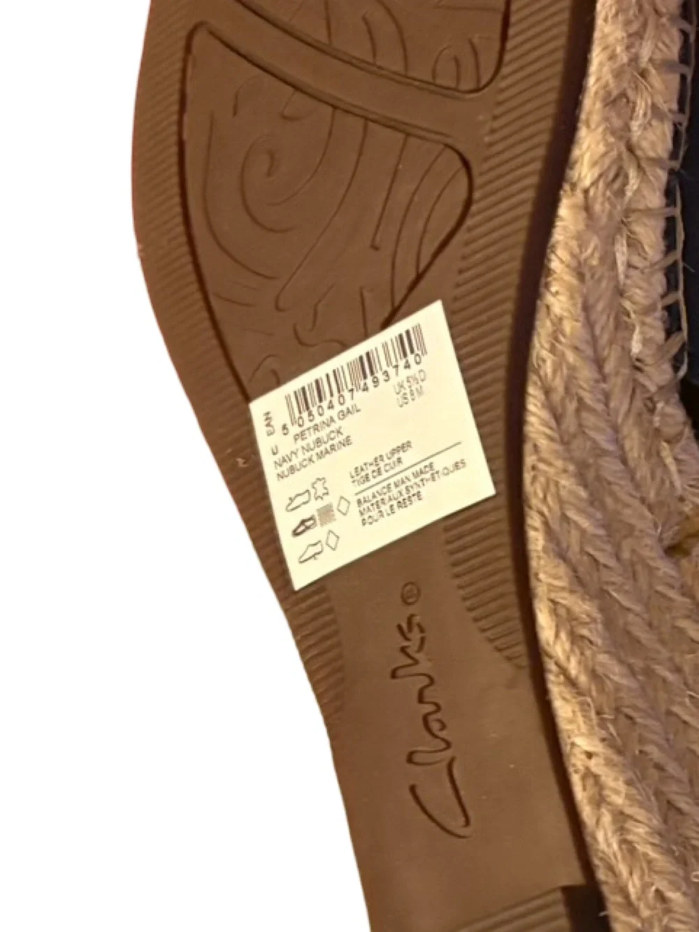 Clarks breathable perforated